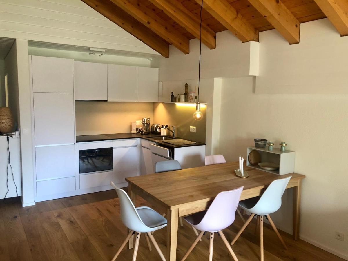 Moderne Dachwohnung Naehe Zermatt Mit Balkon تاش المظهر الخارجي الصورة